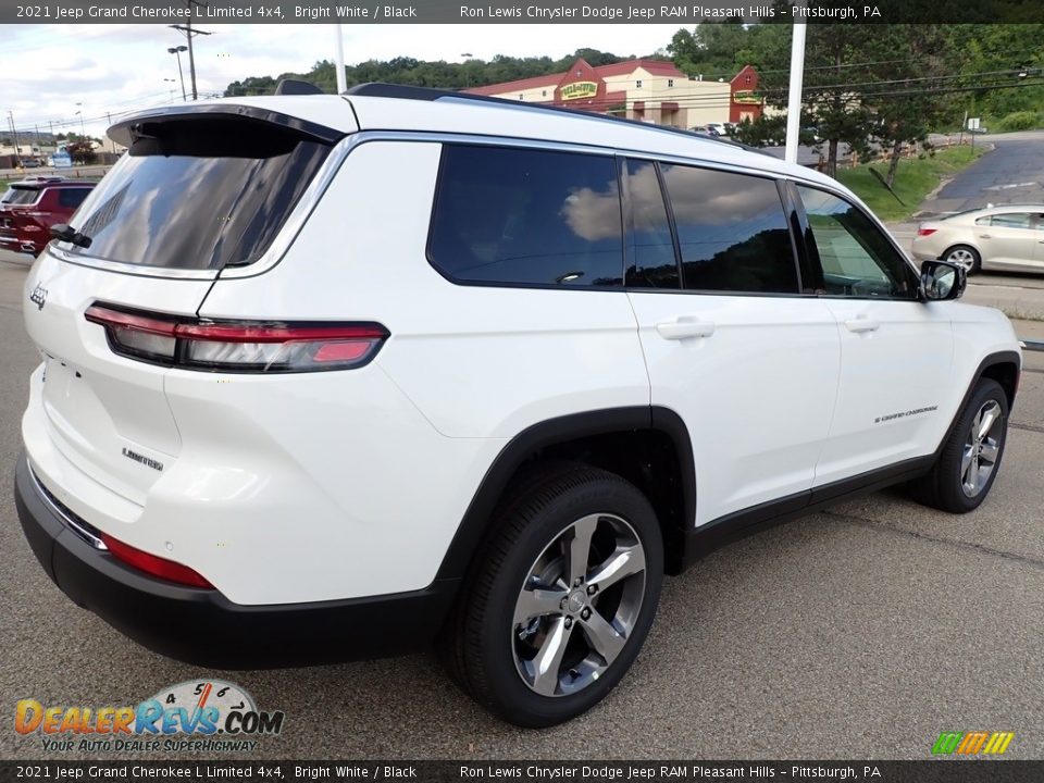 2021 Jeep Grand Cherokee L Limited 4x4 Bright White / Black Photo #6