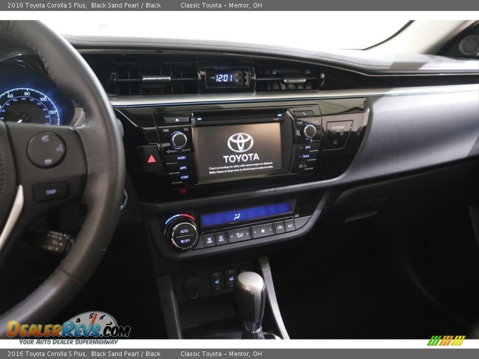2016 Toyota Corolla S Plus Black Sand Pearl / Black Photo #9