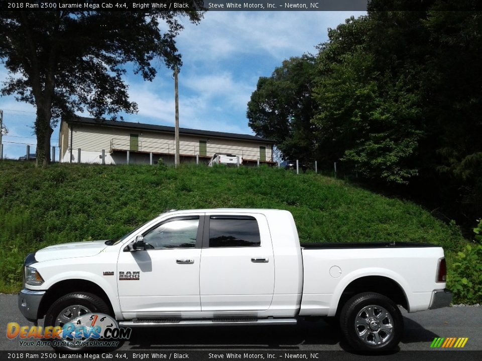 Bright White 2018 Ram 2500 Laramie Mega Cab 4x4 Photo #1