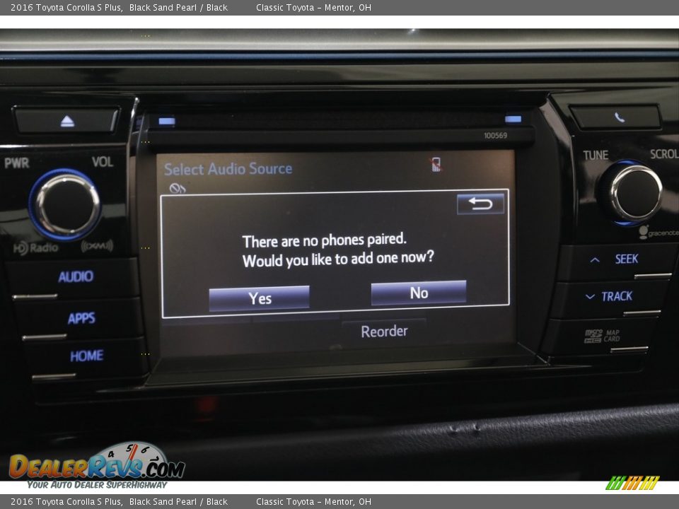 2016 Toyota Corolla S Plus Black Sand Pearl / Black Photo #11