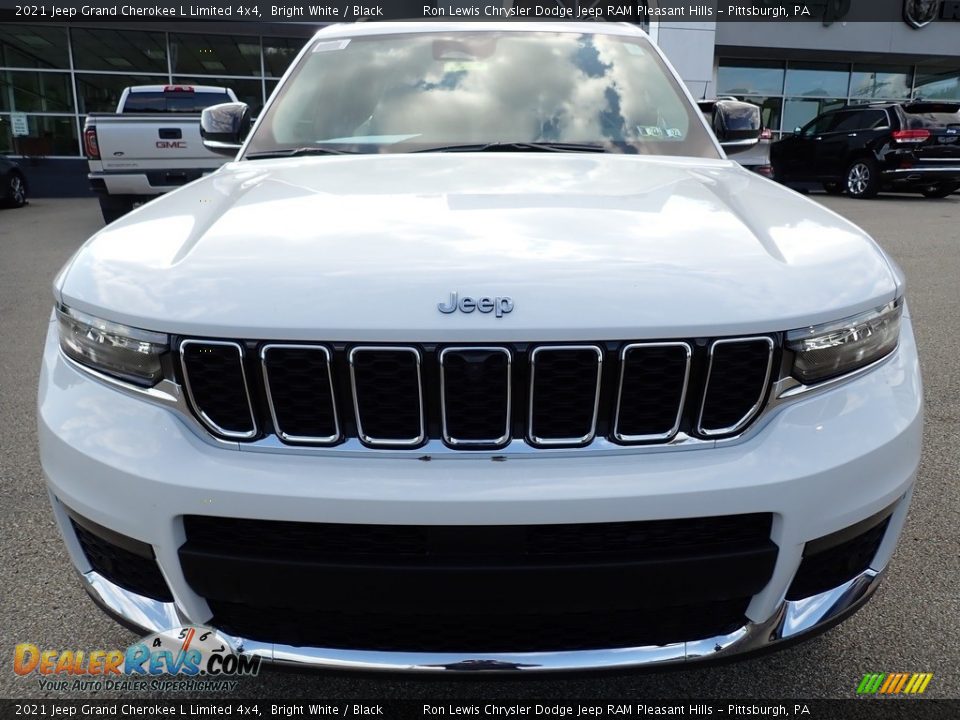 2021 Jeep Grand Cherokee L Limited 4x4 Bright White / Black Photo #9