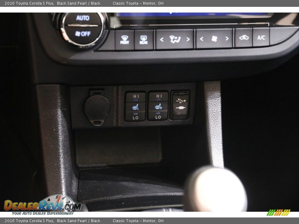 2016 Toyota Corolla S Plus Black Sand Pearl / Black Photo #12