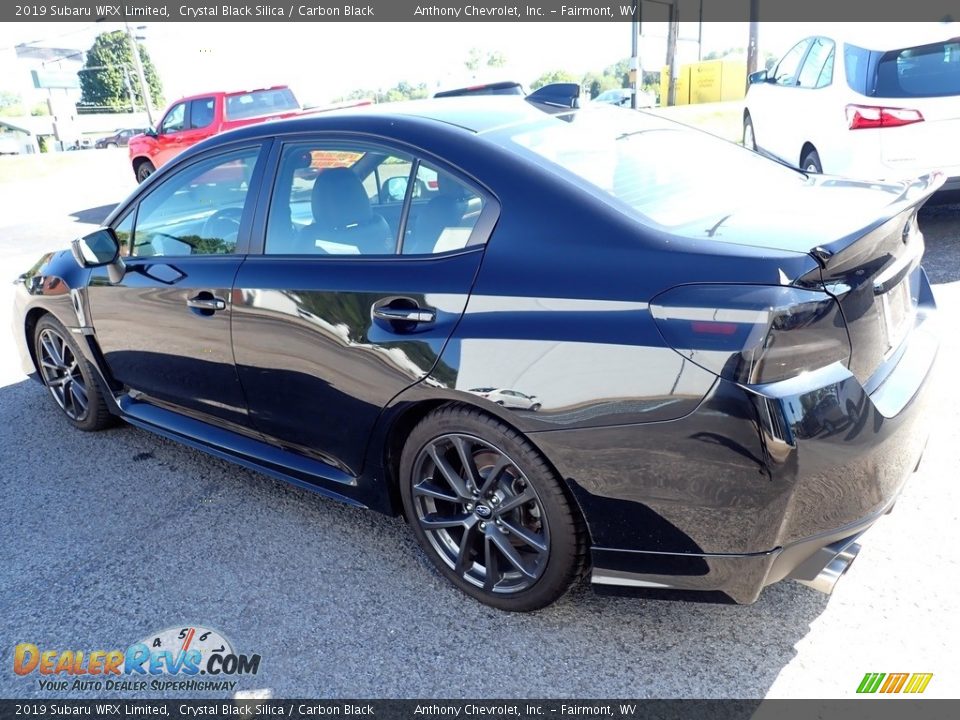 2019 Subaru WRX Limited Crystal Black Silica / Carbon Black Photo #5