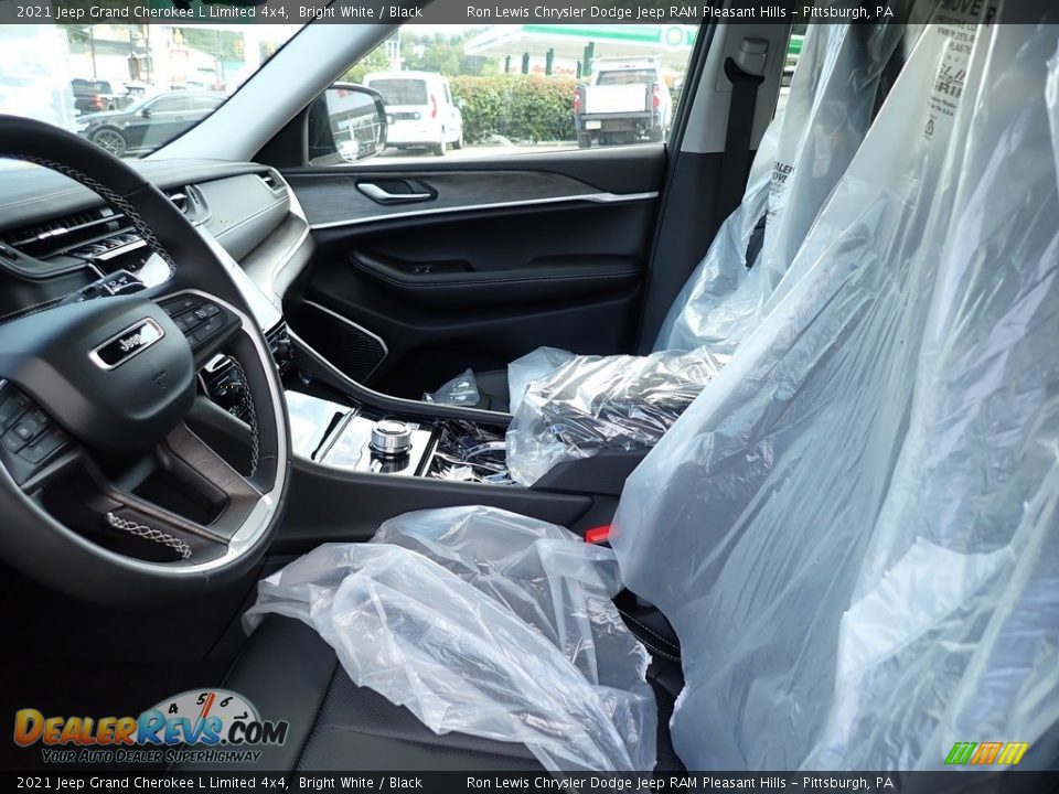 2021 Jeep Grand Cherokee L Limited 4x4 Bright White / Black Photo #11