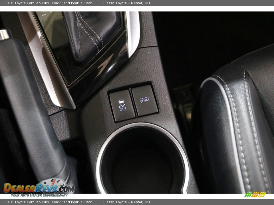2016 Toyota Corolla S Plus Black Sand Pearl / Black Photo #14