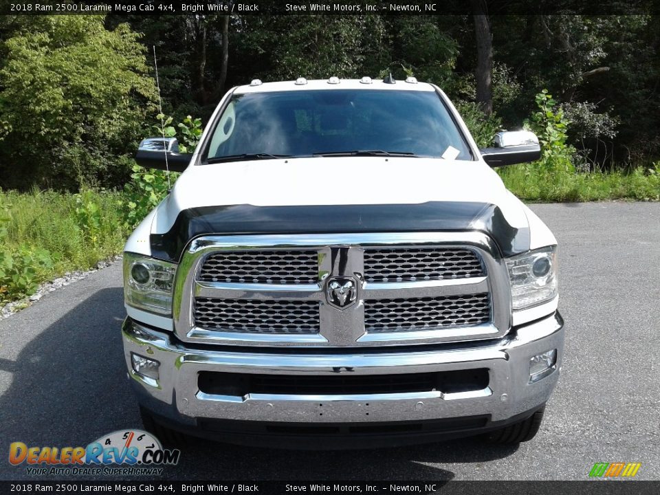 2018 Ram 2500 Laramie Mega Cab 4x4 Bright White / Black Photo #4