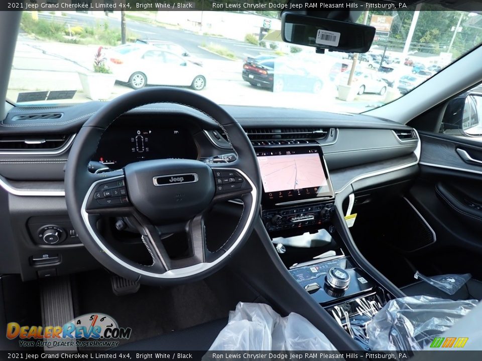2021 Jeep Grand Cherokee L Limited 4x4 Bright White / Black Photo #13