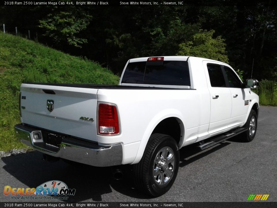 2018 Ram 2500 Laramie Mega Cab 4x4 Bright White / Black Photo #7