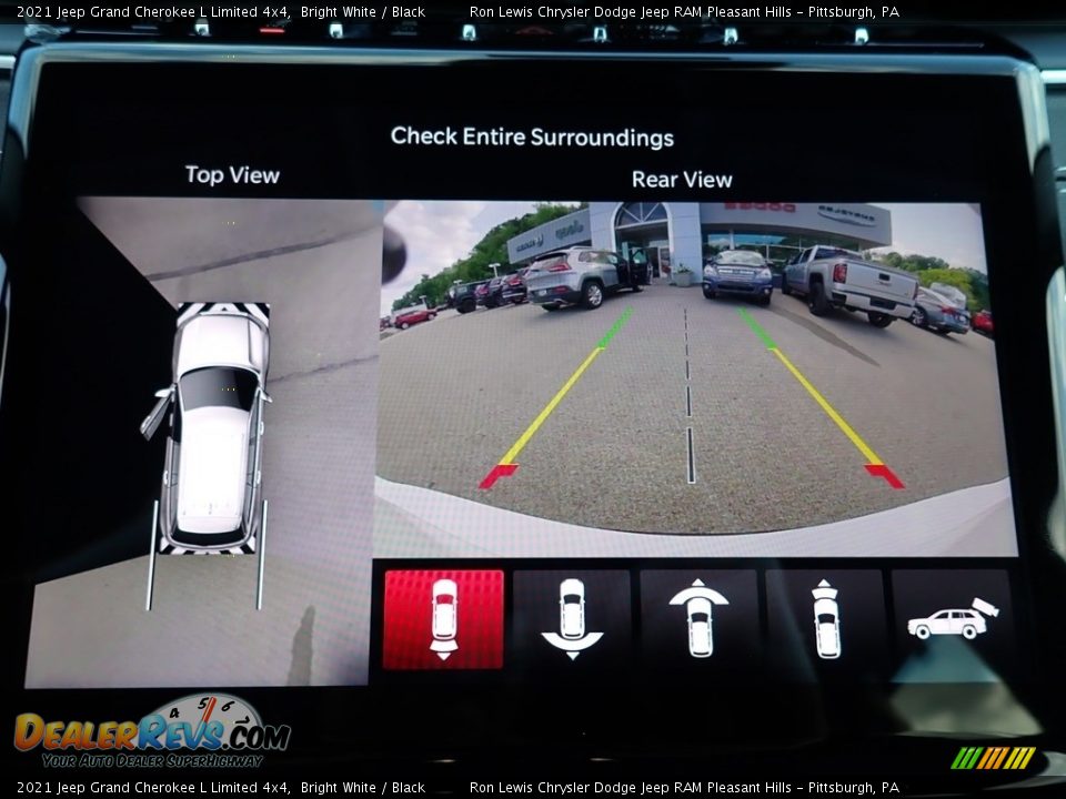 2021 Jeep Grand Cherokee L Limited 4x4 Bright White / Black Photo #19