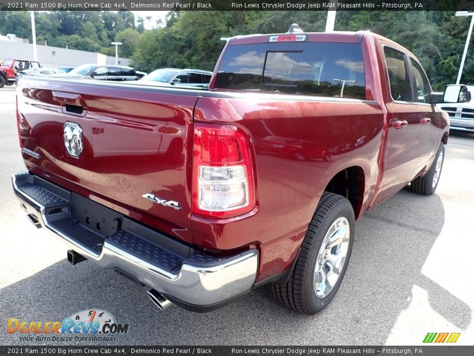 2021 Ram 1500 Big Horn Crew Cab 4x4 Delmonico Red Pearl / Black Photo #5