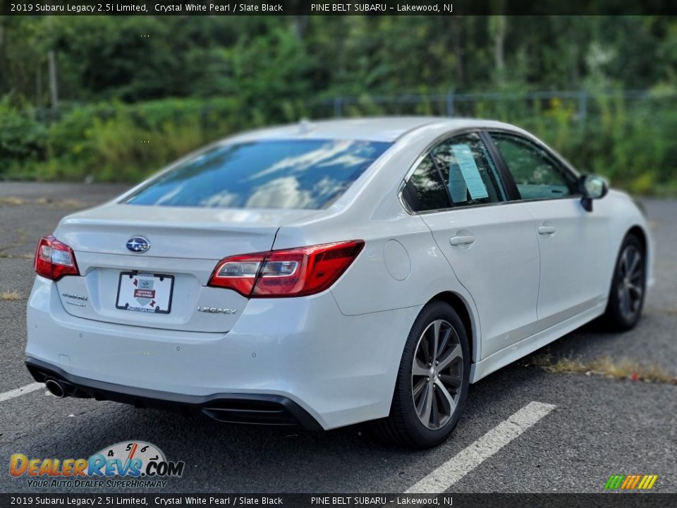 2019 Subaru Legacy 2.5i Limited Crystal White Pearl / Slate Black Photo #3