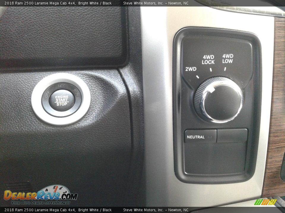 2018 Ram 2500 Laramie Mega Cab 4x4 Bright White / Black Photo #26