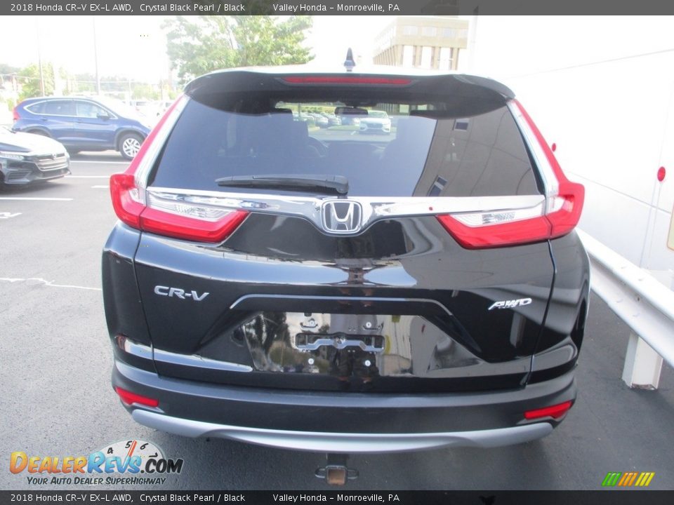 2018 Honda CR-V EX-L AWD Crystal Black Pearl / Black Photo #4