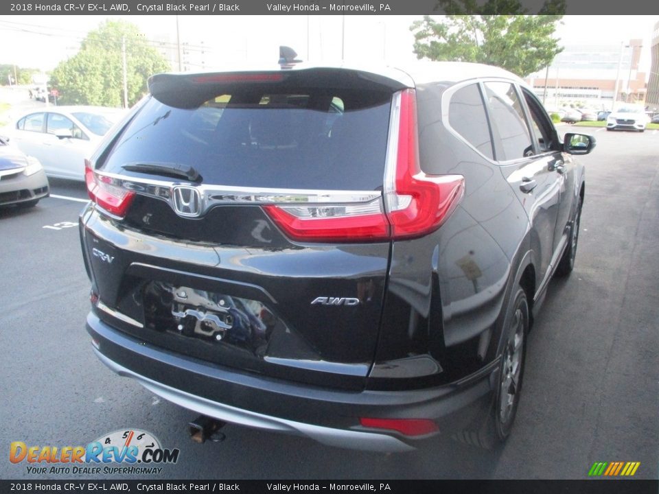 2018 Honda CR-V EX-L AWD Crystal Black Pearl / Black Photo #5