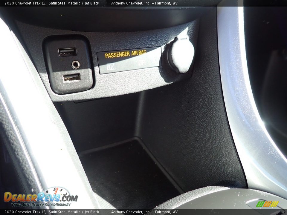 2020 Chevrolet Trax LS Satin Steel Metallic / Jet Black Photo #16
