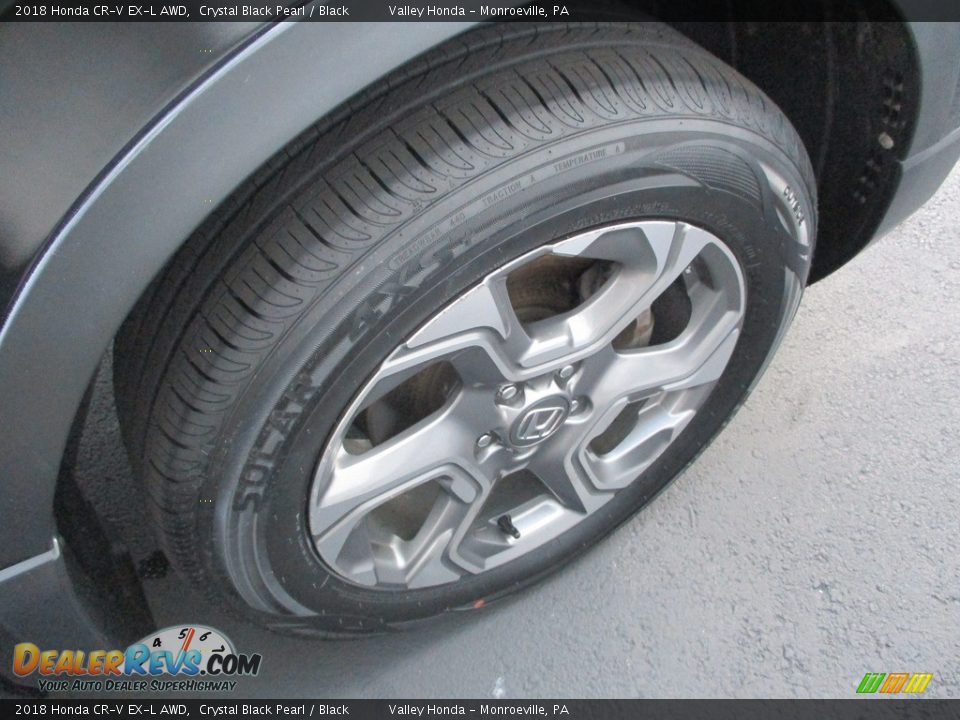 2018 Honda CR-V EX-L AWD Crystal Black Pearl / Black Photo #7