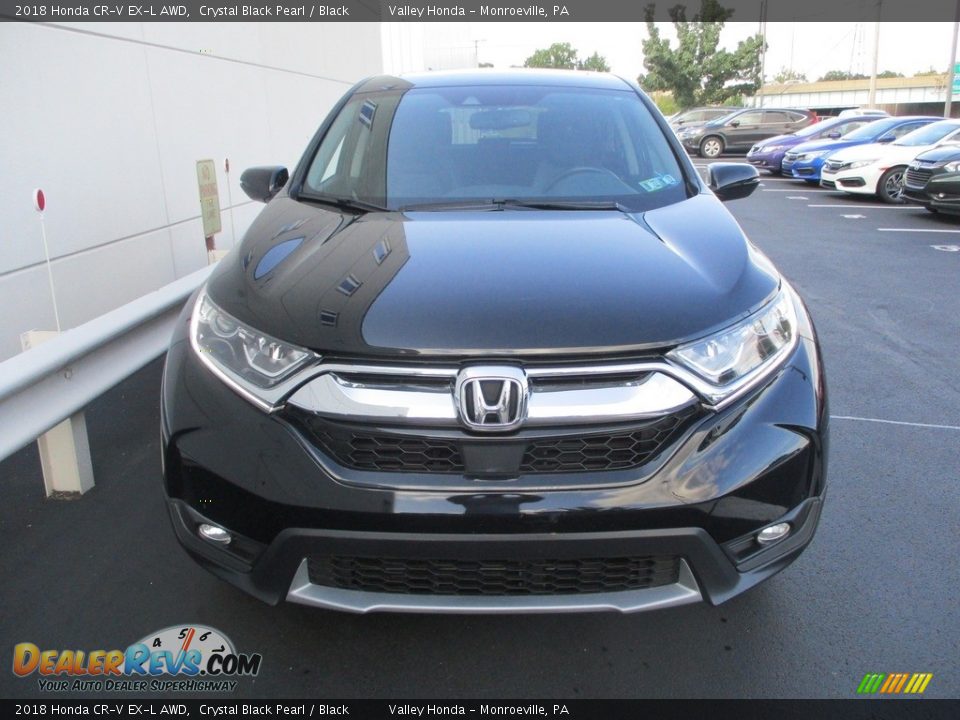 2018 Honda CR-V EX-L AWD Crystal Black Pearl / Black Photo #9
