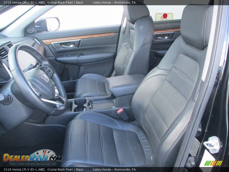 2018 Honda CR-V EX-L AWD Crystal Black Pearl / Black Photo #12