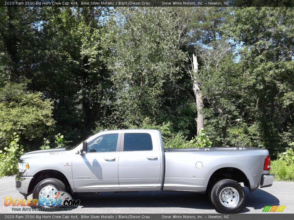 2020 Ram 3500 Big Horn Crew Cab 4x4 Billet Silver Metallic / Black/Diesel Gray Photo #1