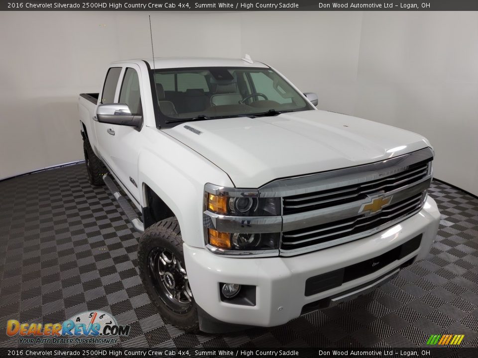 2016 Chevrolet Silverado 2500HD High Country Crew Cab 4x4 Summit White / High Country Saddle Photo #4