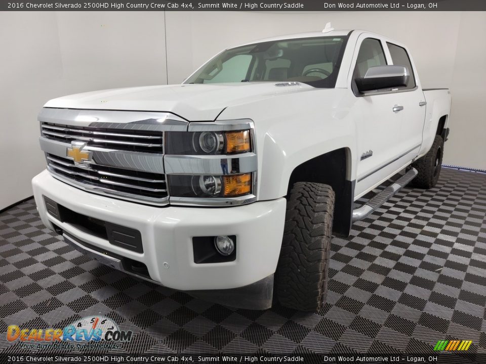 2016 Chevrolet Silverado 2500HD High Country Crew Cab 4x4 Summit White / High Country Saddle Photo #6