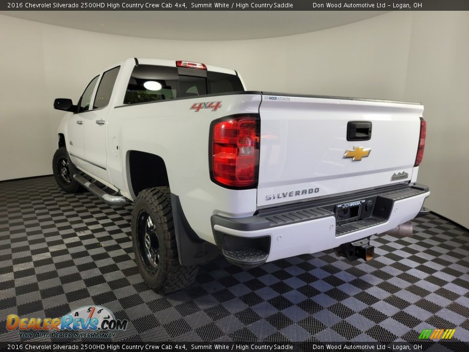 2016 Chevrolet Silverado 2500HD High Country Crew Cab 4x4 Summit White / High Country Saddle Photo #8