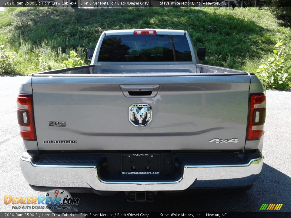 2020 Ram 3500 Big Horn Crew Cab 4x4 Billet Silver Metallic / Black/Diesel Gray Photo #8