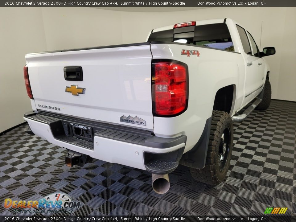 2016 Chevrolet Silverado 2500HD High Country Crew Cab 4x4 Summit White / High Country Saddle Photo #10