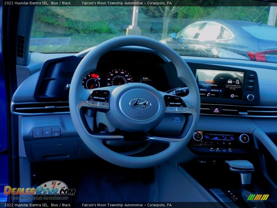 2022 Hyundai Elantra SEL Blue / Black Photo #12