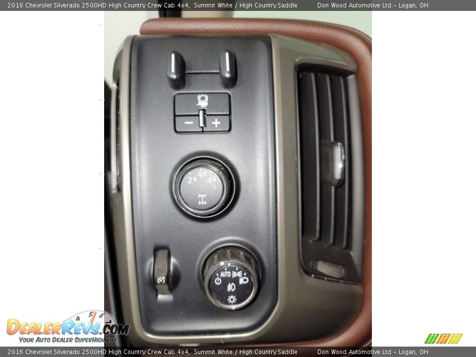 Controls of 2016 Chevrolet Silverado 2500HD High Country Crew Cab 4x4 Photo #20