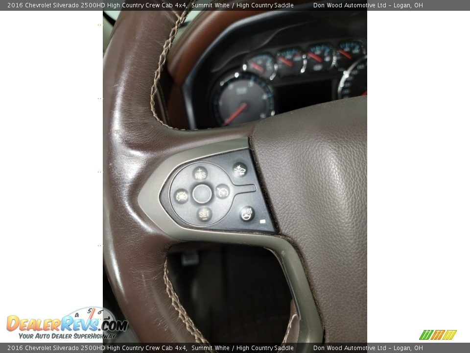 2016 Chevrolet Silverado 2500HD High Country Crew Cab 4x4 Steering Wheel Photo #21