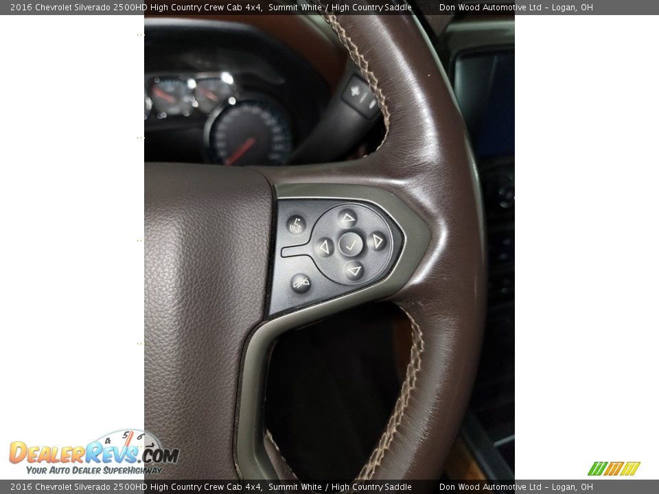 2016 Chevrolet Silverado 2500HD High Country Crew Cab 4x4 Steering Wheel Photo #22