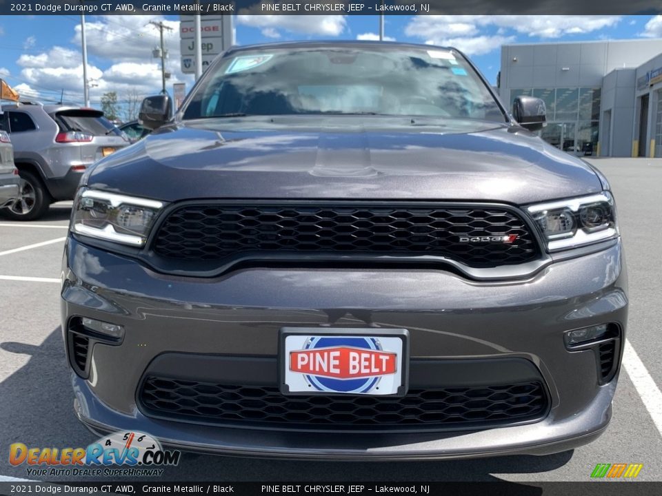 2021 Dodge Durango GT AWD Granite Metallic / Black Photo #3