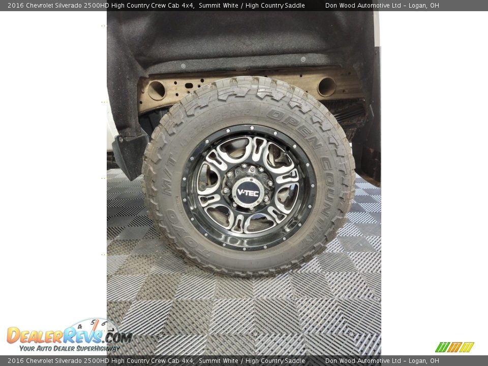 Custom Wheels of 2016 Chevrolet Silverado 2500HD High Country Crew Cab 4x4 Photo #34