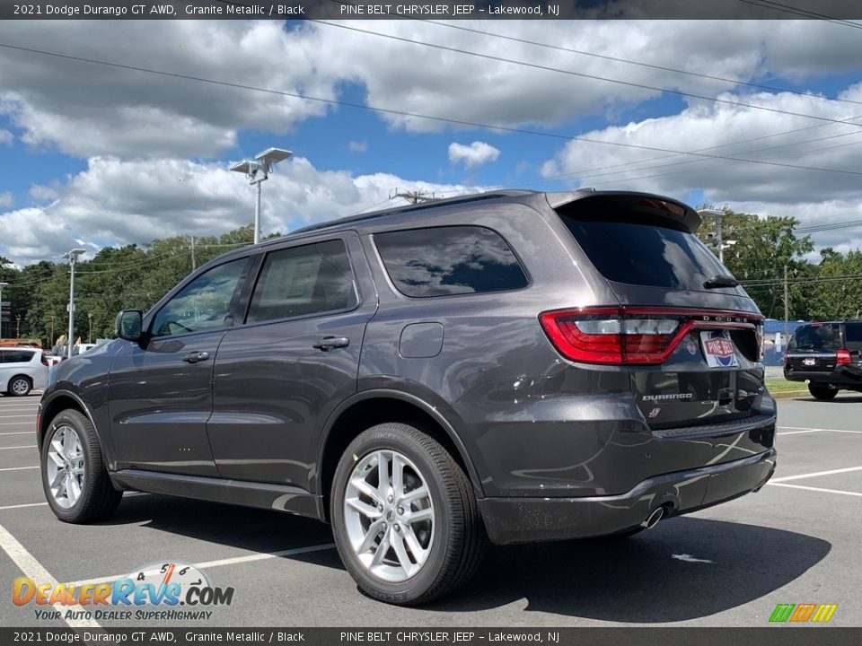 2021 Dodge Durango GT AWD Granite Metallic / Black Photo #6