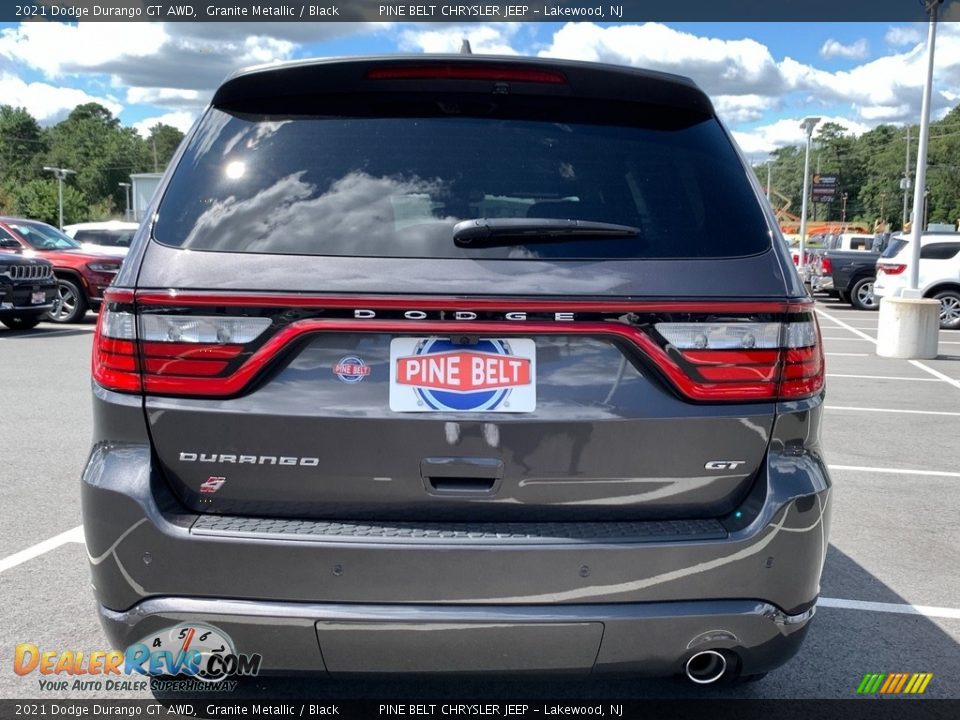 2021 Dodge Durango GT AWD Granite Metallic / Black Photo #7