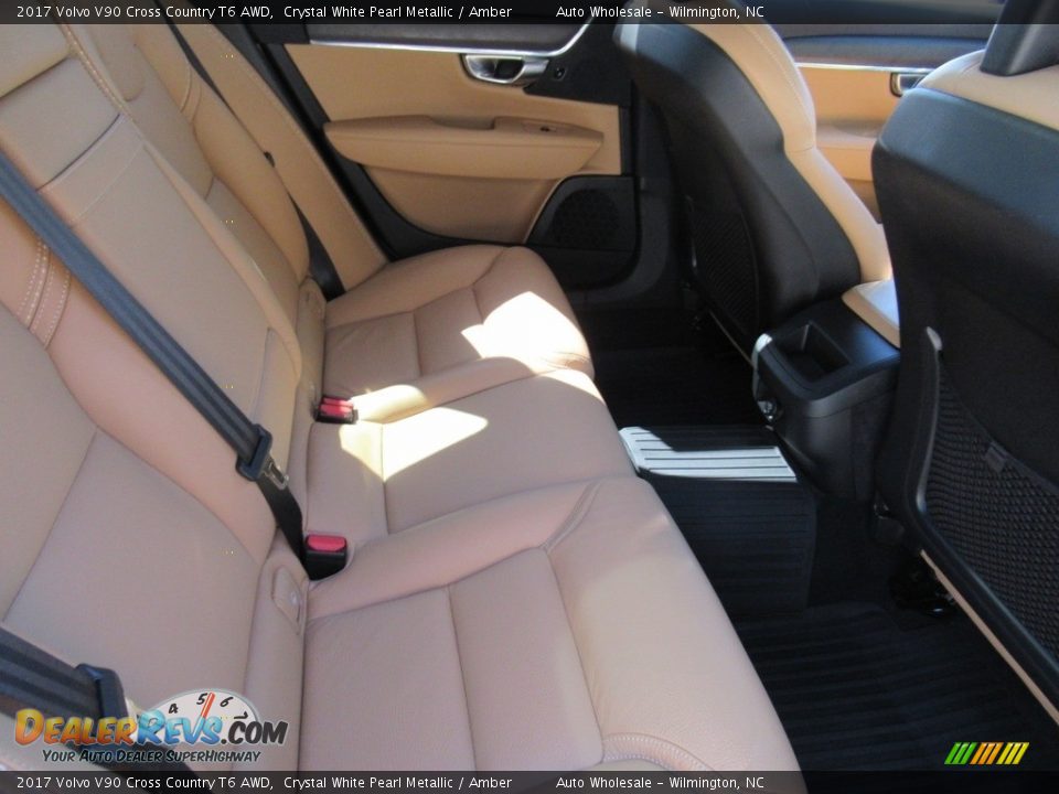 Rear Seat of 2017 Volvo V90 Cross Country T6 AWD Photo #14