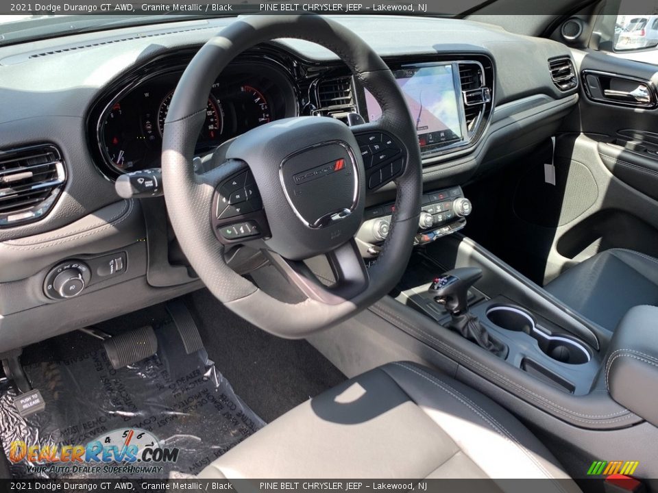 2021 Dodge Durango GT AWD Granite Metallic / Black Photo #13