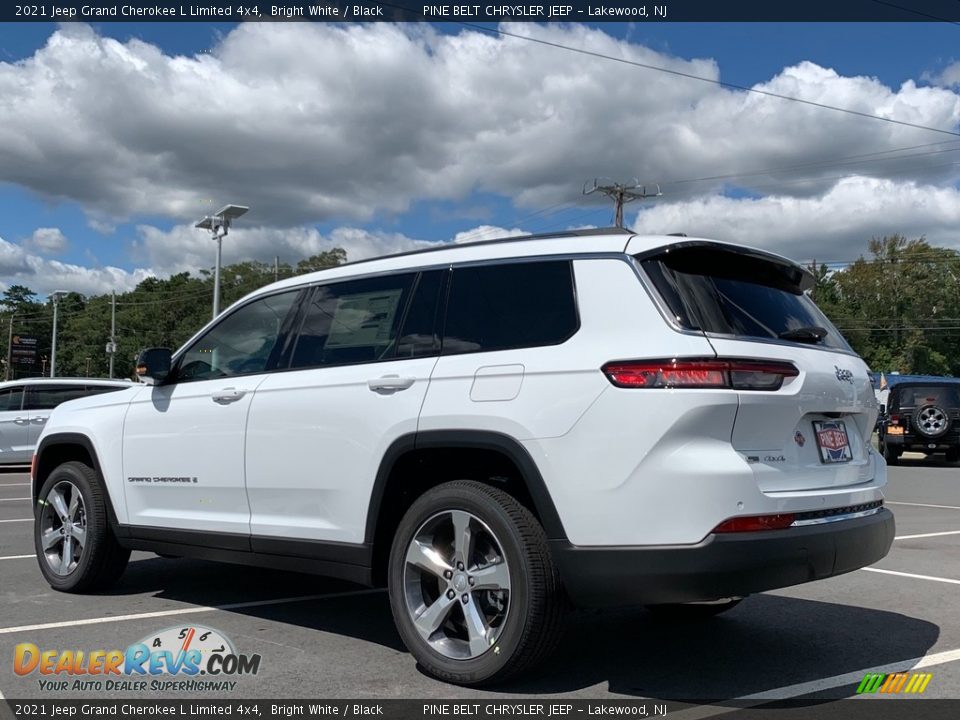 2021 Jeep Grand Cherokee L Limited 4x4 Bright White / Black Photo #6