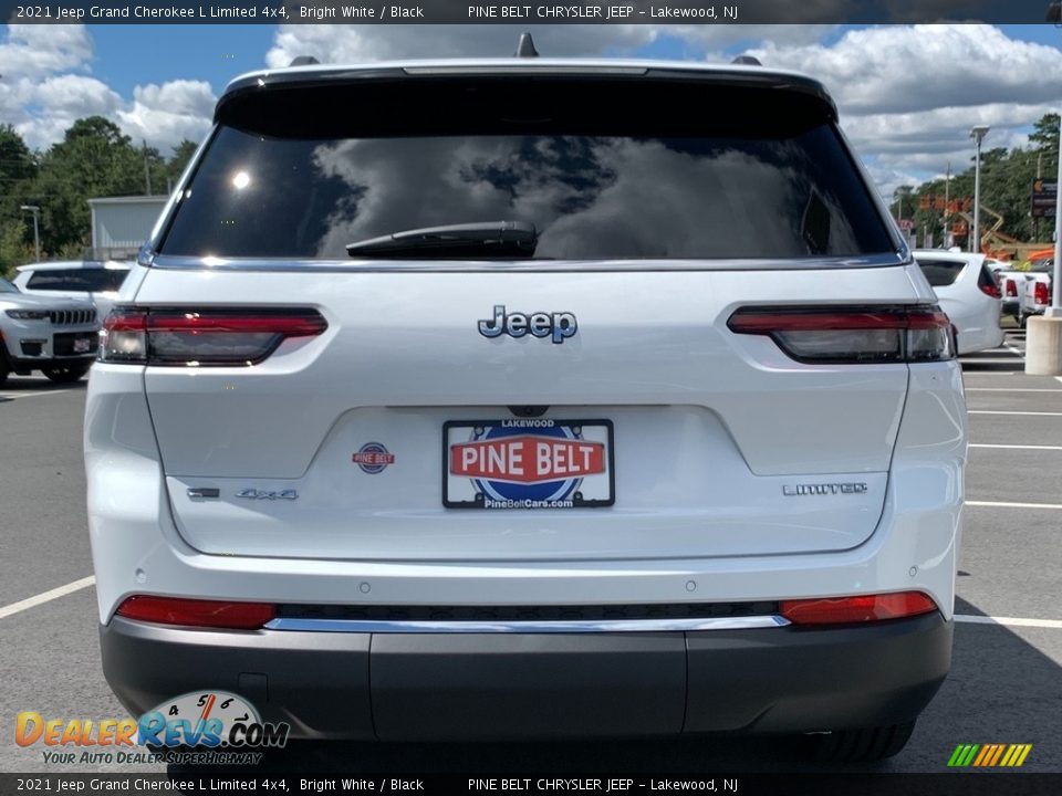 2021 Jeep Grand Cherokee L Limited 4x4 Bright White / Black Photo #7