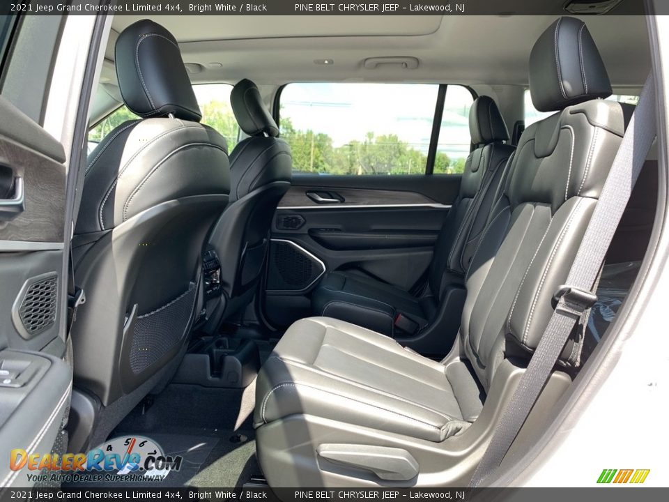 2021 Jeep Grand Cherokee L Limited 4x4 Bright White / Black Photo #9