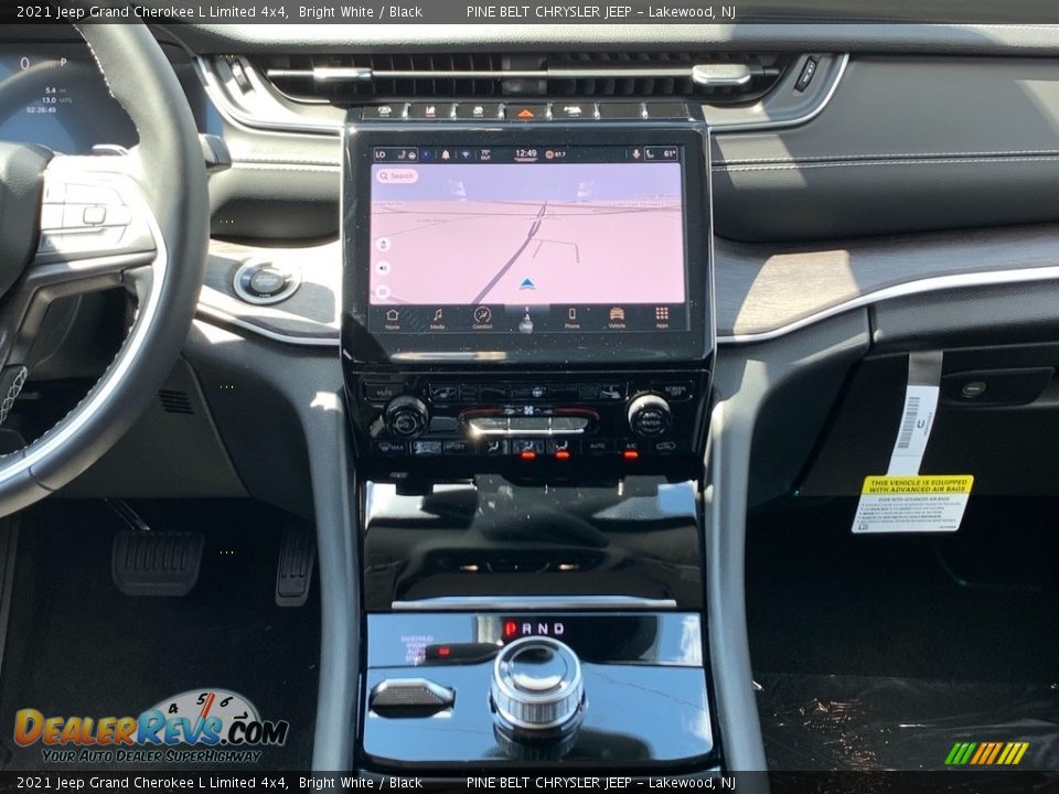 2021 Jeep Grand Cherokee L Limited 4x4 Bright White / Black Photo #10