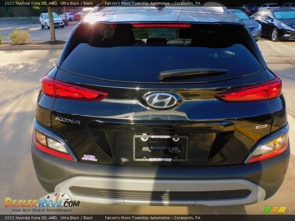 2022 Hyundai Kona SEL AWD Ultra Black / Black Photo #3