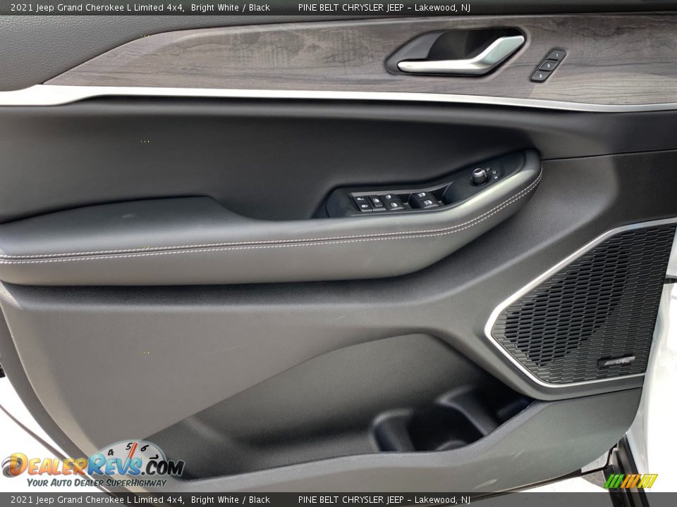 2021 Jeep Grand Cherokee L Limited 4x4 Bright White / Black Photo #12