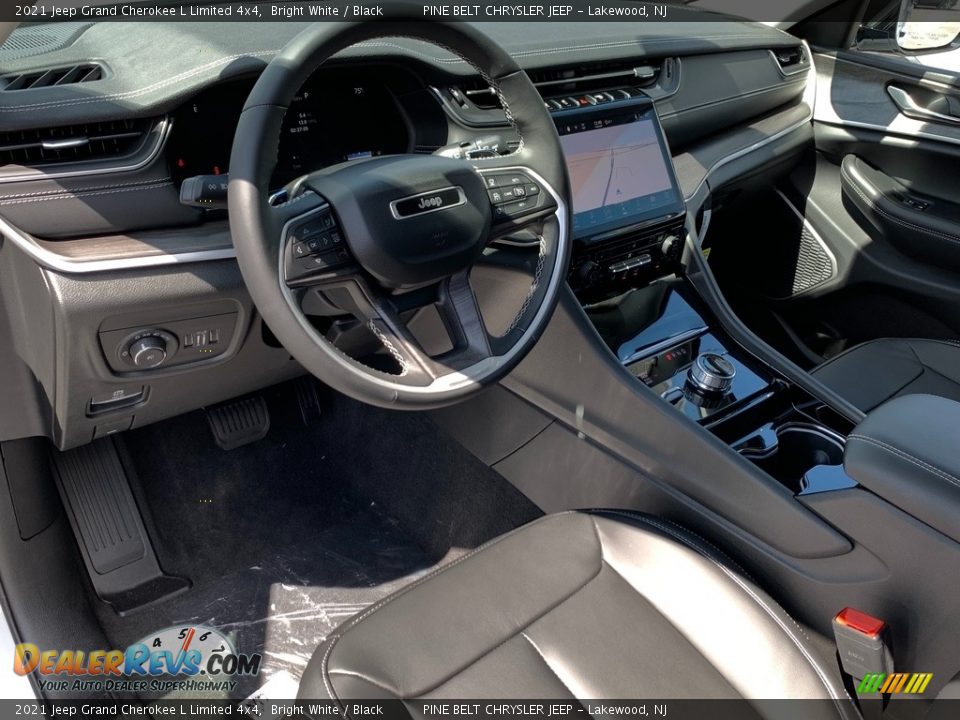 2021 Jeep Grand Cherokee L Limited 4x4 Bright White / Black Photo #13