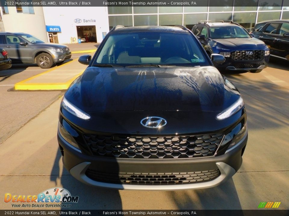 2022 Hyundai Kona SEL AWD Ultra Black / Black Photo #8