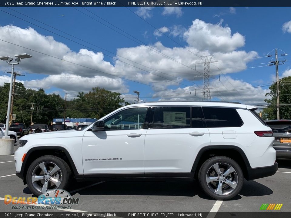 Bright White 2021 Jeep Grand Cherokee L Limited 4x4 Photo #4