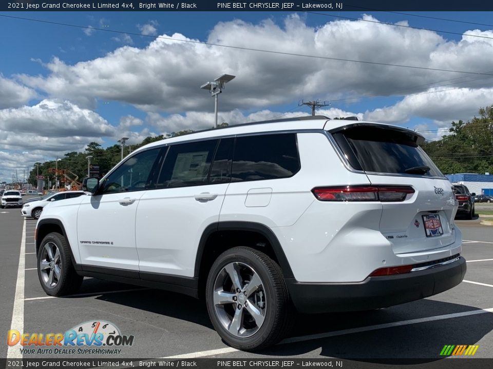 2021 Jeep Grand Cherokee L Limited 4x4 Bright White / Black Photo #6