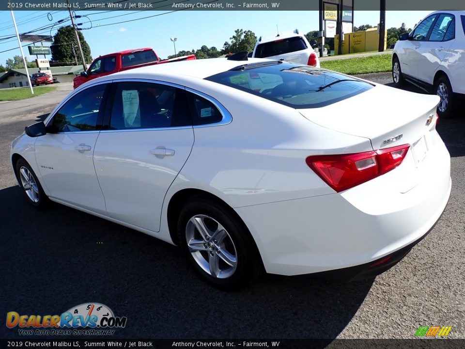 2019 Chevrolet Malibu LS Summit White / Jet Black Photo #6