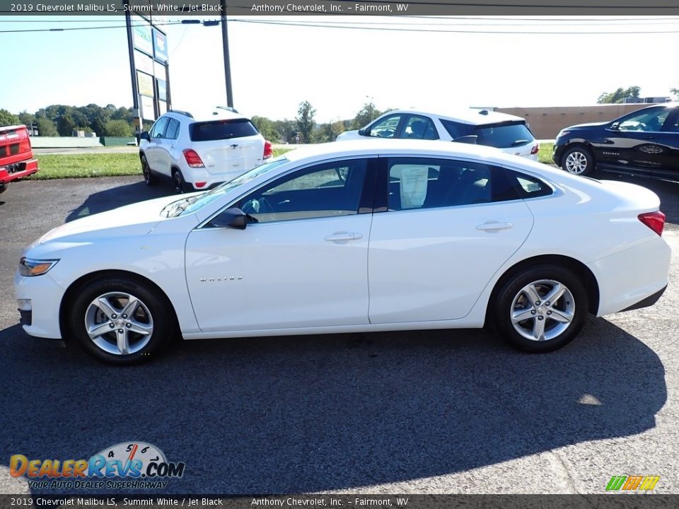 2019 Chevrolet Malibu LS Summit White / Jet Black Photo #7